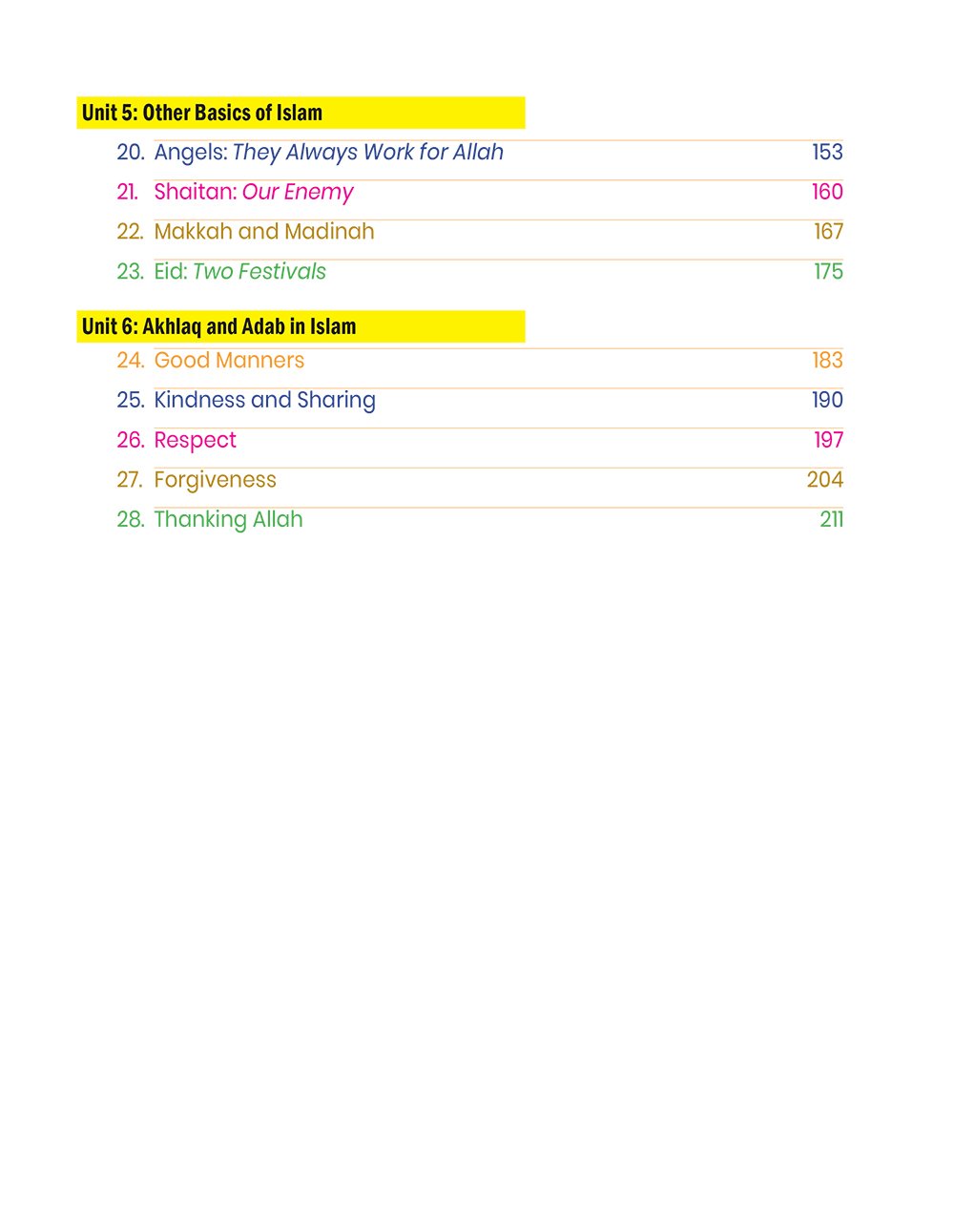 Islamic Studies Level 1