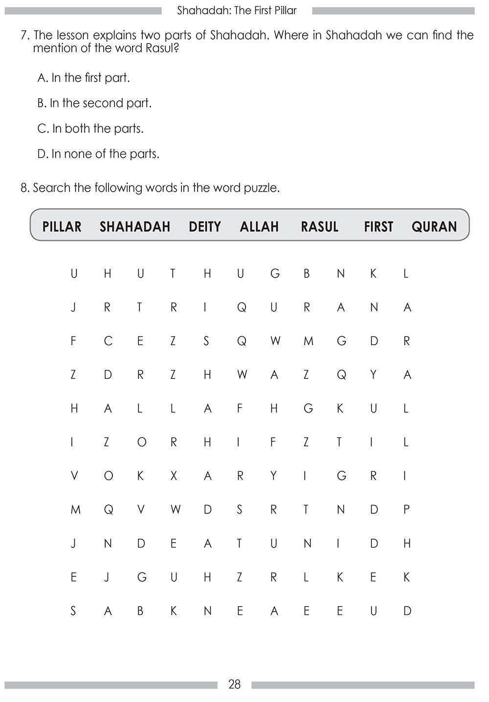 Islamic Studies Student Workbook Level 2