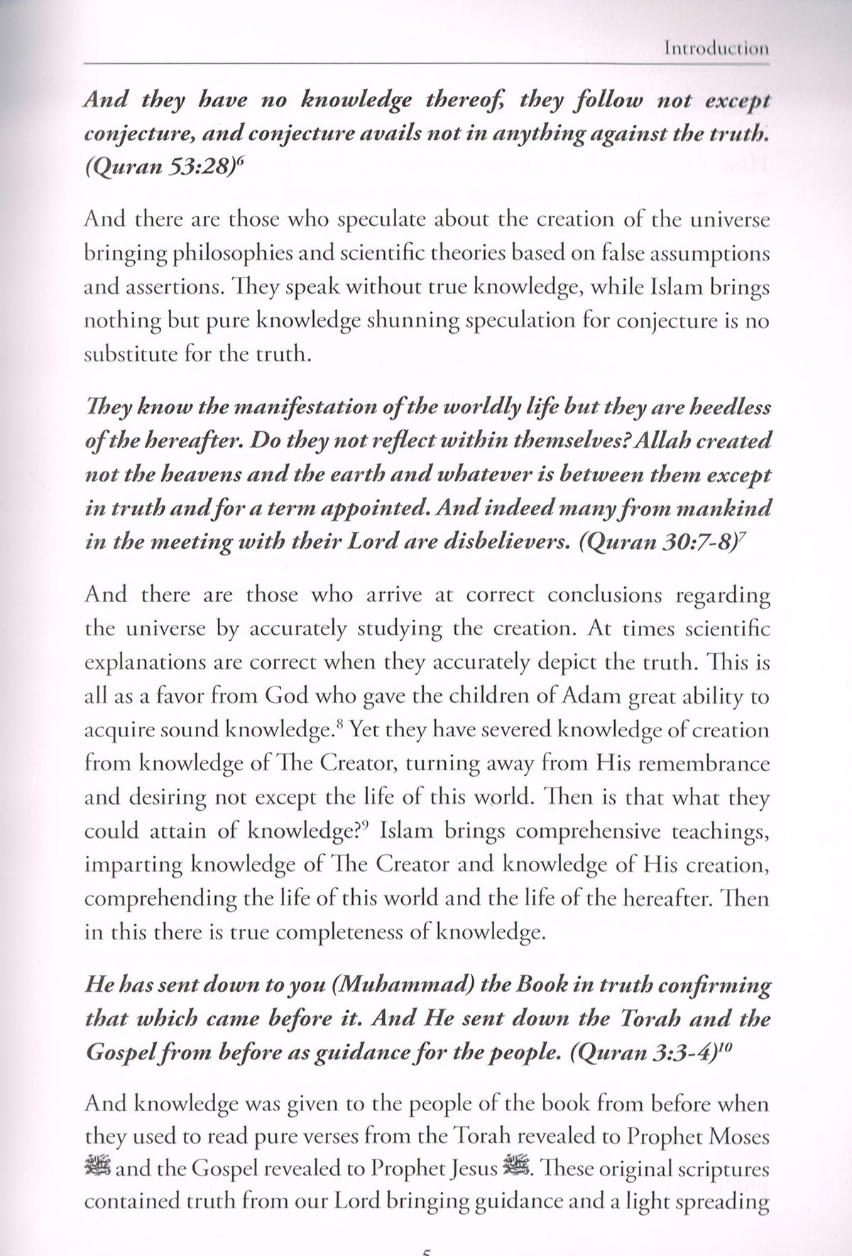 Creation of the Universe: The True Description from Islam