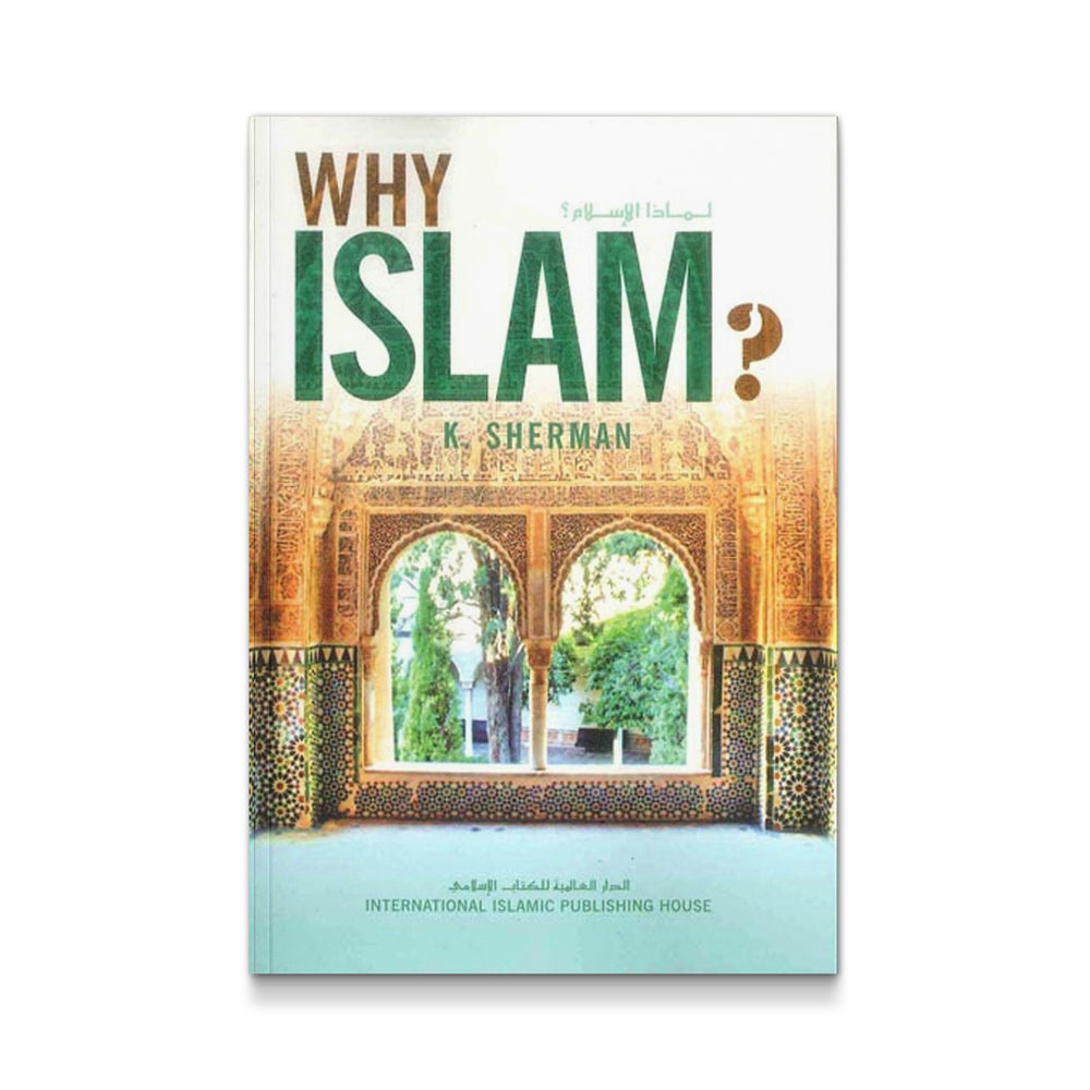 Book cover of "Why Islam? An American Revert to Islam Answers" by Mawlanabooks, featuring a clean, informative design.